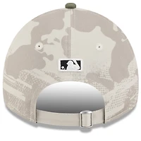 Women's New Era Light Beige/Olive San Francisco Giants 2025 Armed Forces Day 9TWENTY Adjustable Hat