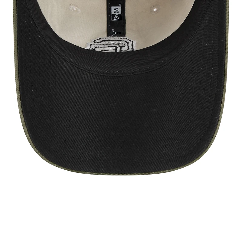 Women's New Era Light Beige/Olive San Francisco Giants 2025 Armed Forces Day 9TWENTY Adjustable Hat