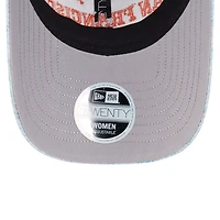 Women's New Era  Light Blue San Francisco Giants Daisy All Over 9TWENTY Adjustable Hat