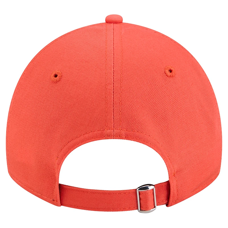 Casquette ajustable New Era Roses des Giants de San Francisco orange pour femme