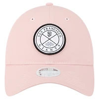 Casquette ajustable Bloom 9TWENTY rose New Era pour femme des Giants de San Francisco