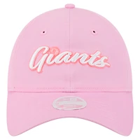 Casquette ajustable 9TWENTY rose New Era pour femme, motif Fête des Mères, des Giants de San Francisco
