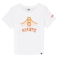 Women's New Era White San Francisco Giants  City Connect T-Shirt