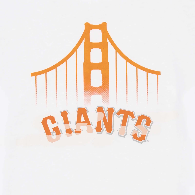 Women's New Era White San Francisco Giants  City Connect T-Shirt