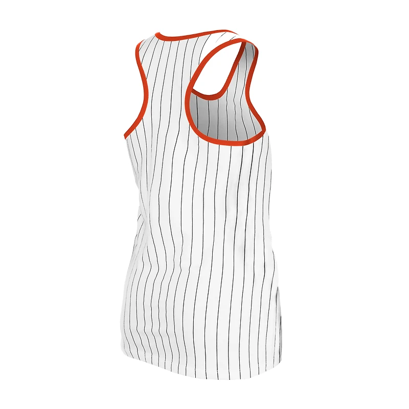 Débardeur à fines rayures Gameday des San Francisco Giants de New Era pour femme