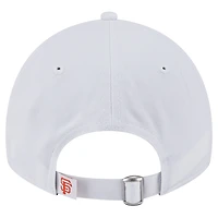 Women's New Era White San Francisco Giants Team Fan 9TWENTY Adjustable Hat