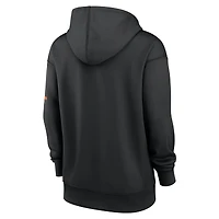 Women's Nike Black San Francisco Giants Authentic Collection City Connect Therma Hoodie