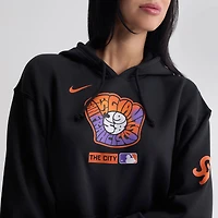 Women's Nike Black San Francisco Giants Authentic Collection City Connect Therma Hoodie