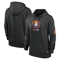 Women's Nike Black San Francisco Giants Authentic Collection City Connect Therma Hoodie