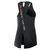 Women's Nike Black San Francisco Giants Crisscross Dri-FIT Tank Top