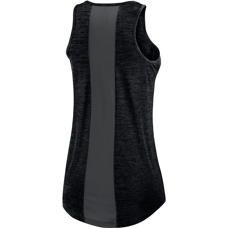 Women's Nike Black San Francisco Giants Logo Fade High Neck Performance Tank Top