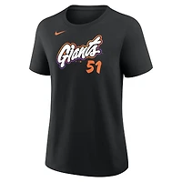 Women's Nike Jung Hoo Lee Black San Francisco Giants City Connect Name & Number T-Shirt