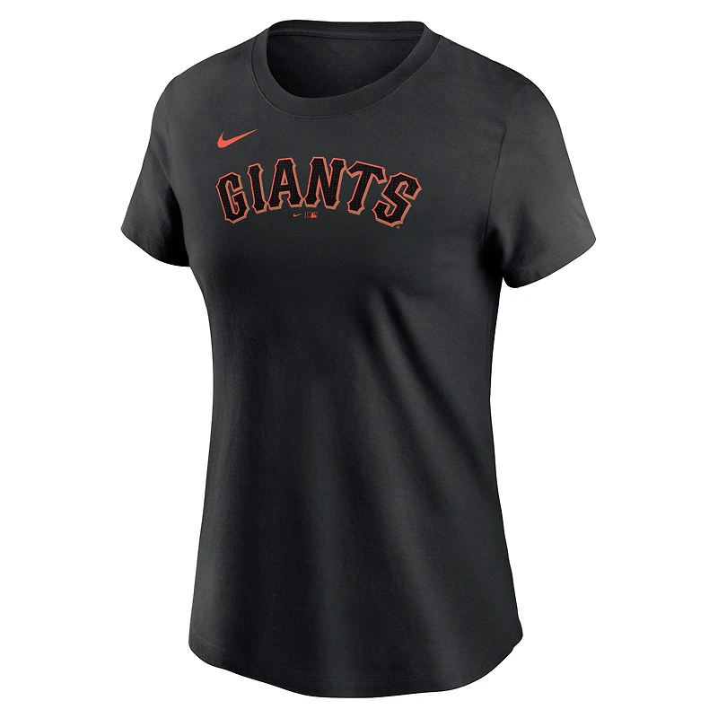 Women's Nike Jung Hoo Lee Black San Francisco Giants Cooperstown Collection Fuse Name & Number T-Shirt