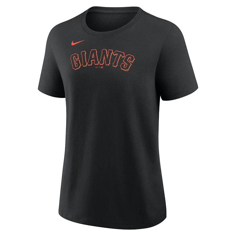 T-shirt Nike Jung Hoo Lee noir pour femme, avec nom et numéro des Giants de San Francisco