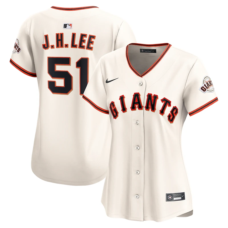 Maillot Nike Jung Hoo Lee crème pour femme des Giants de San Francisco à domicile en édition limitée