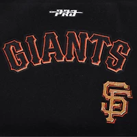 Veste universitaire en laine Game Day Classics Pro Standard noire pour femme des San Francisco Giants
