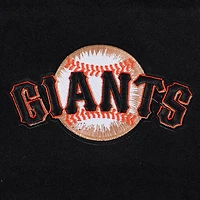 Women's Pro Standard  Black San Francisco Giants Game Day Classics Wool Varsity Jacket