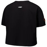 Women's Pro Standard Black San Francisco Giants Made To Play Boxy Cropped T-Shirt