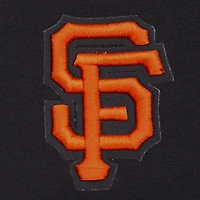 Women's Pro Standard Black San Francisco Giants Painted Sky Boxy Cropped T-Shirt