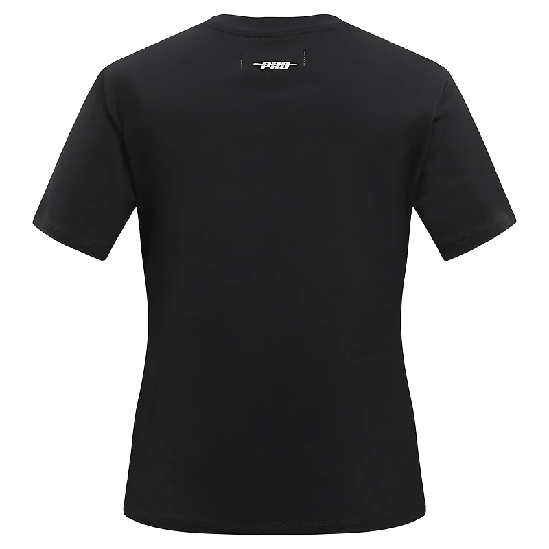 Women's Pro Standard  Black San Francisco Giants Rhinestone Slim Fit T-Shirt