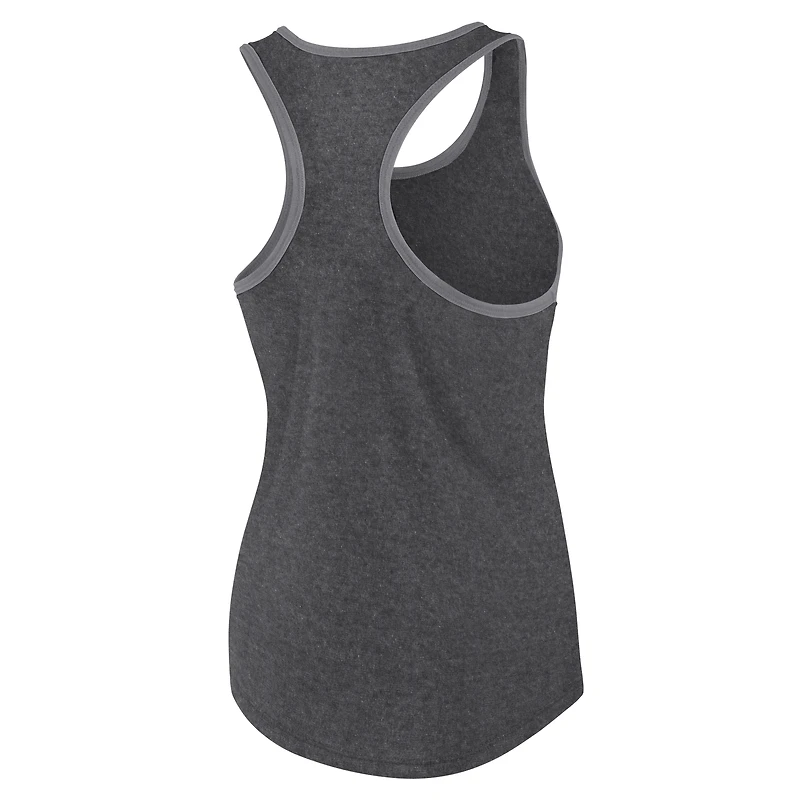 Women's Profile Black San Francisco Giants Plus Racerback Tank Top