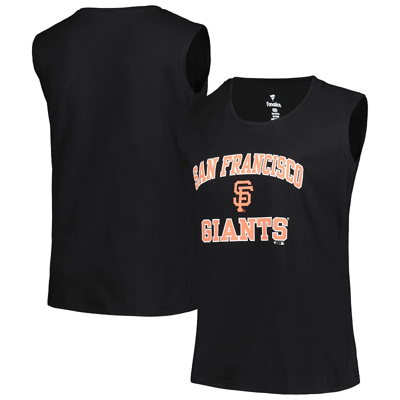 Women's Profile Black San Francisco Giants Plus Tank Top