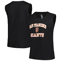 Women's Profile Black San Francisco Giants Plus Tank Top