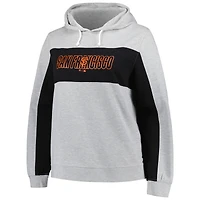 Sweat à capuche taille plus pour femmes Profile Heather Grey San Francisco Giants