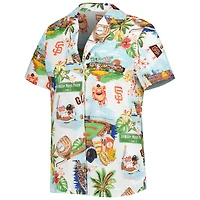 Chemise boutonnée Reyn Spooner pour femme, blanc, San Francisco Giants Scenic Camp