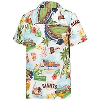 Chemise boutonnée Reyn Spooner pour femme, blanc, San Francisco Giants Scenic Camp