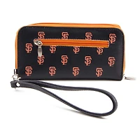 Portefeuille dragonne zippé pour femme, motif Giants de San Francisco