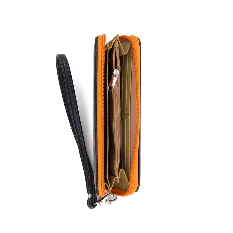 Portefeuille zippé à poignet San Francisco Giants pour femme