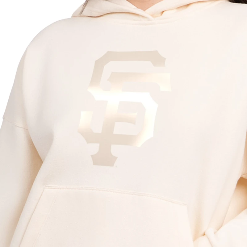 Sweat à capuche décontracté pastel des Giants de San Francisco, crème Starter pour femmes