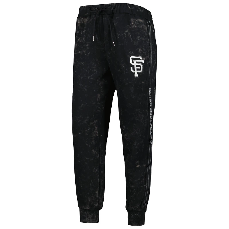 Women's The Wild Collective Black San Francisco Giants Marble Jogger Pants