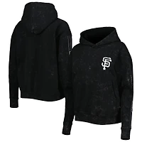 Sweat à capuche en marbre The Wild Collective Giants de San Francisco pour femme, noir