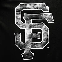 Women's The Wild Collective Black San Francisco Giants Tonal Athleisure Racerback Tank Top