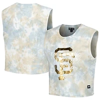 Women's The Wild Collective White San Francisco Giants Washed Muscle Tank Top