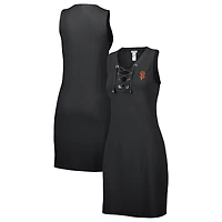 Robe de spa à lacets Tommy Bahama Island Cays noire pour femme, motif San Francisco Giants