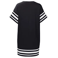 Robe t-shirt Touch Cascade Giants de San Francisco noire pour femme