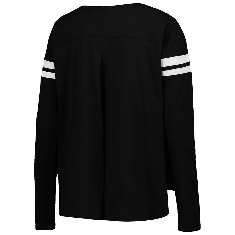 Women's Touch Black San Francisco Giants Free Agent Long Sleeve T-Shirt