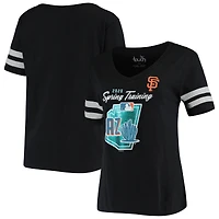 T-shirt noir Triple Play des Giants de San Francisco Women's Touch par Alyssa Milano