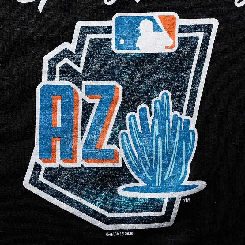 Women's Touch by Alyssa Milano Black San Francisco Giants Triple Play T-Shirt