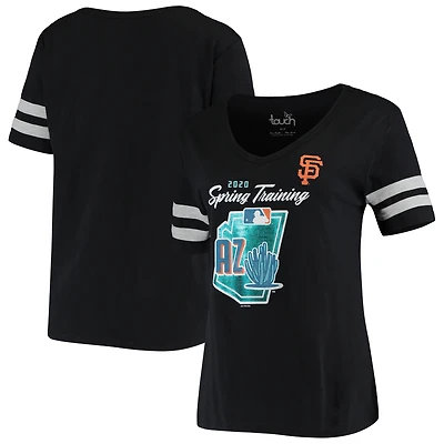 T-shirt noir Triple Play des Giants de San Francisco Women's Touch par Alyssa Milano