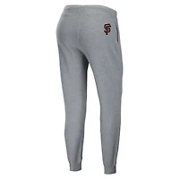 Women's WEAR by Erin Andrews Heather Gray San Francisco Giants Logo Pullover Hoodie & Pants Sleep Set