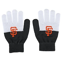 WEAR by Erin Andrews Gants mouchetés color-block des Giants de San Francisco pour femmes