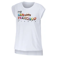 WEAR pour femmes par Erin Andrews T-shirt blanc Salutations des Giants de San Francisco