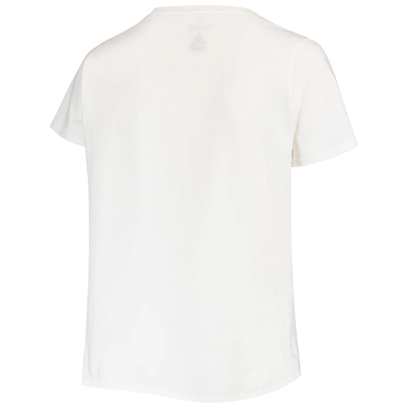 T-shirt blanc à col rond grande taille pour femme, motif fierté des Giants de San Francisco