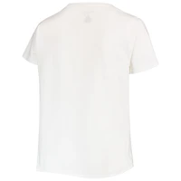 T-shirt blanc à col rond grande taille pour femme, motif fierté des Giants de San Francisco