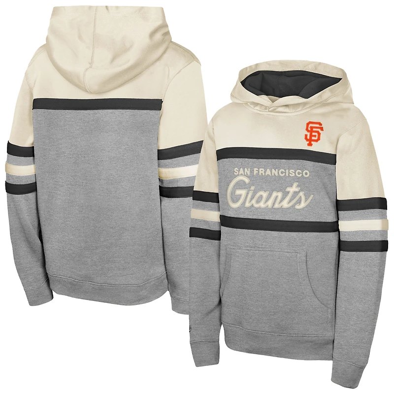 Sweat à capuche crème Mitchell & Ness pour jeunes, entraîneur-chef des Giants de San Francisco