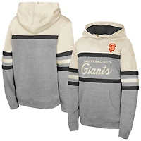 Sweat à capuche crème Mitchell & Ness pour jeunes, entraîneur-chef des Giants de San Francisco